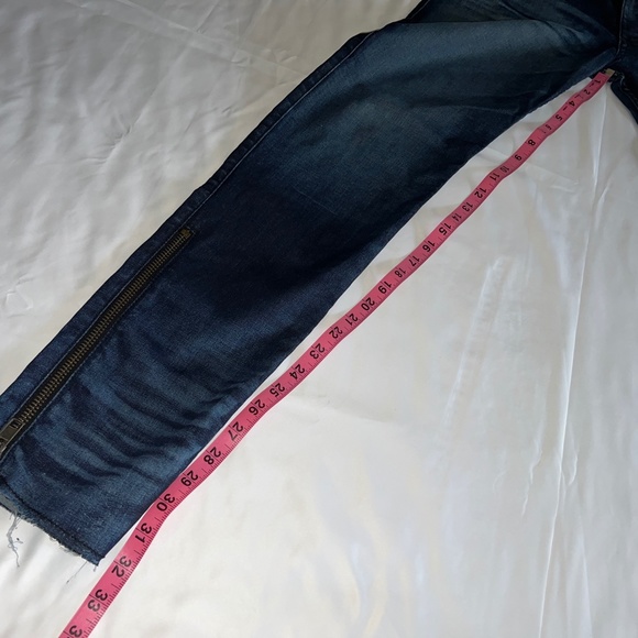 Men's Robin's Jeans Zipper Skinny R50752 Size 32 Dark Wash Authentic - Picture 6 of 8